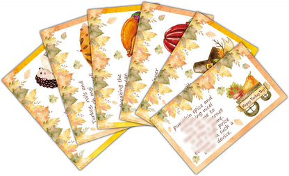 Thanksgiving Treasure Hunt, 12 Scavenger Hunt Clue Game Cards, Thanksgiving Treasure Riddle Hunt Game, Activities for Kids Adults, Party Decorations, Indoor Outdoor Party Games Supplies
