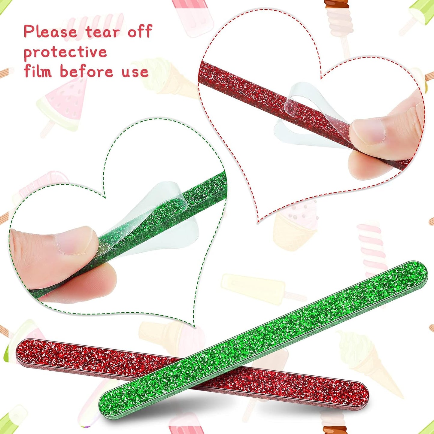 30 Pieces Acrylic Sticks Reusable Cakesicle Cake Pop Mold Mirror Ice Pop Sticks Ice Cream Cakesicle Mold for Home Cake Candy Gifts Party Craft