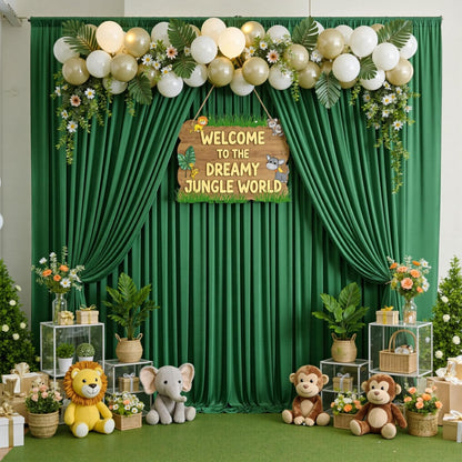 10ftx10ft Black Backdrop Curtains for Weddings Parties, Wrinkle Free 2 Panels Silky Polyester Photo Backdrop Drapes Back Drop Cloth Drapery for Birthday Mother'sDay Photography Background