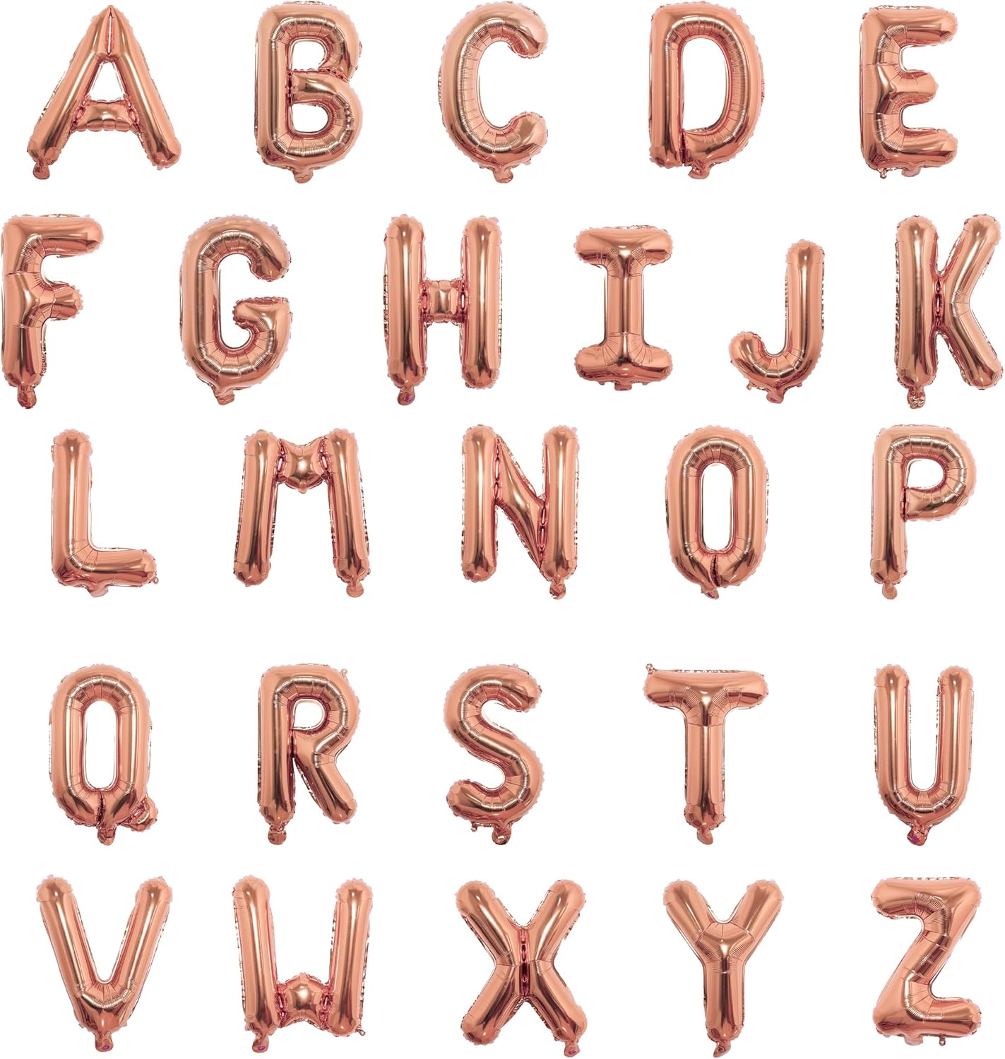 16 Inch Foil Mylar Balloons 26pcs Letters Balloons A-Z (Blue)
