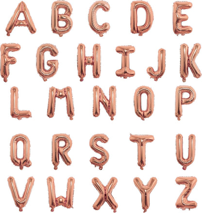 16 Inch Foil Mylar Balloons 26pcs Letters Balloons A-Z (Blue)