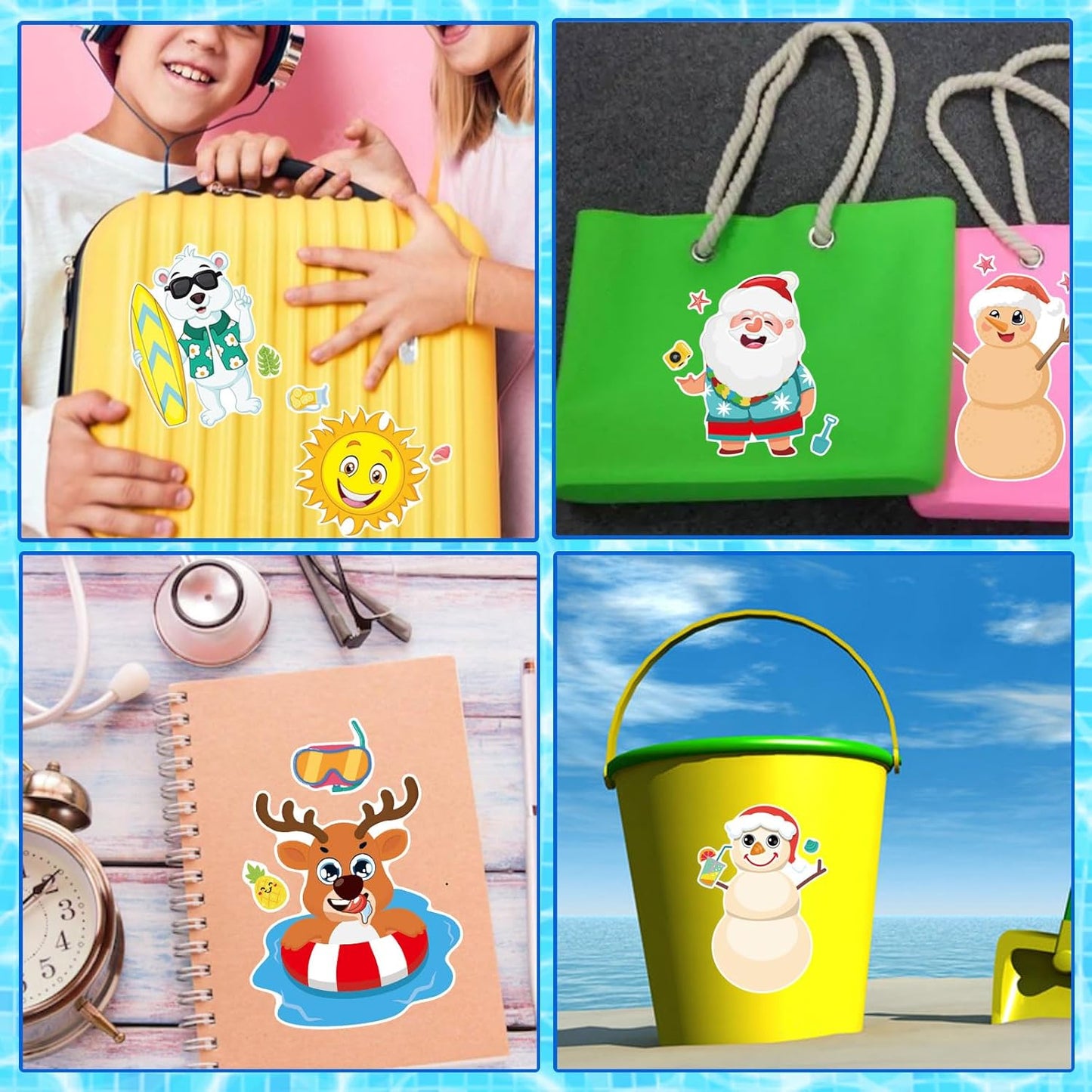 24 PCS Fairy Stickers for Kids, Make a Face Sticker with 8 Unique Designs Fairy, Frog, Mushroom, Make Your Own Stickers for Girls Birthday Party Favors, Goodie Bags, DIY Crafts