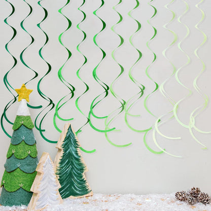 36 Pcs Blue Hanging Swirl Decorations Ombre Royal Blue White Felt Swirl Streamer Spiral Ceiling Garland for Birthday Wedding Baby Shower Graduation Under The Sea Nautical Ahoy Achor Party Supplies