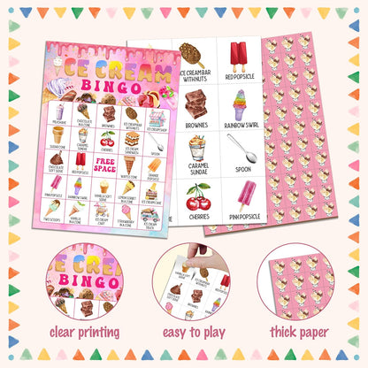 Strawberry Bingo Game, Summer Berry Party Bingo Cards for Adults, Strawberry Parties Supplies, Fruit Themed Birthday Party Favors for 24 Players, 06