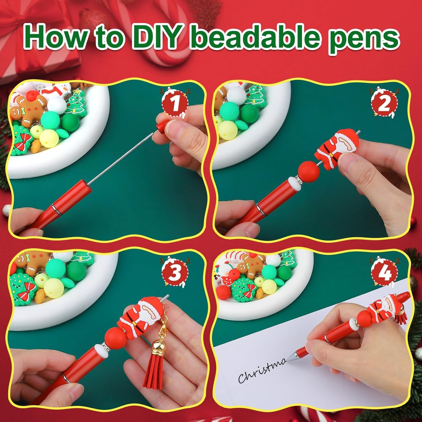 CZWZ 20Pcs Mini Multicolor Pens in One 4-in-1 Cute Pens Bulk for Kids, Fun Kawaii Ballpoint Pens for Birthdays and Children's Party Favors Gifts Teacher School Supplies
