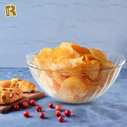 R-kay 6 Pack Extra Large Serving Bowl - 150 Ounce Plastic Serving Bowls For Entertaining - Clear Plastic Bowls For Salads And Snacks - Disposable bowls For All Occasions