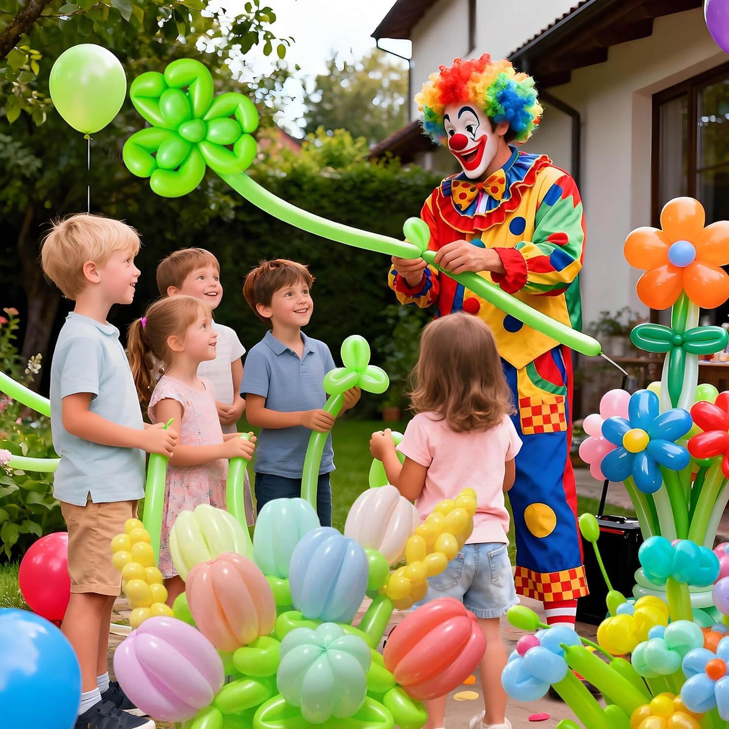260 Clear Long Balloons for Animals, Thickening Skinny Latex Twisting for Arch Modeling Magic Clown Birthday Wedding Party Decorations 100pcs