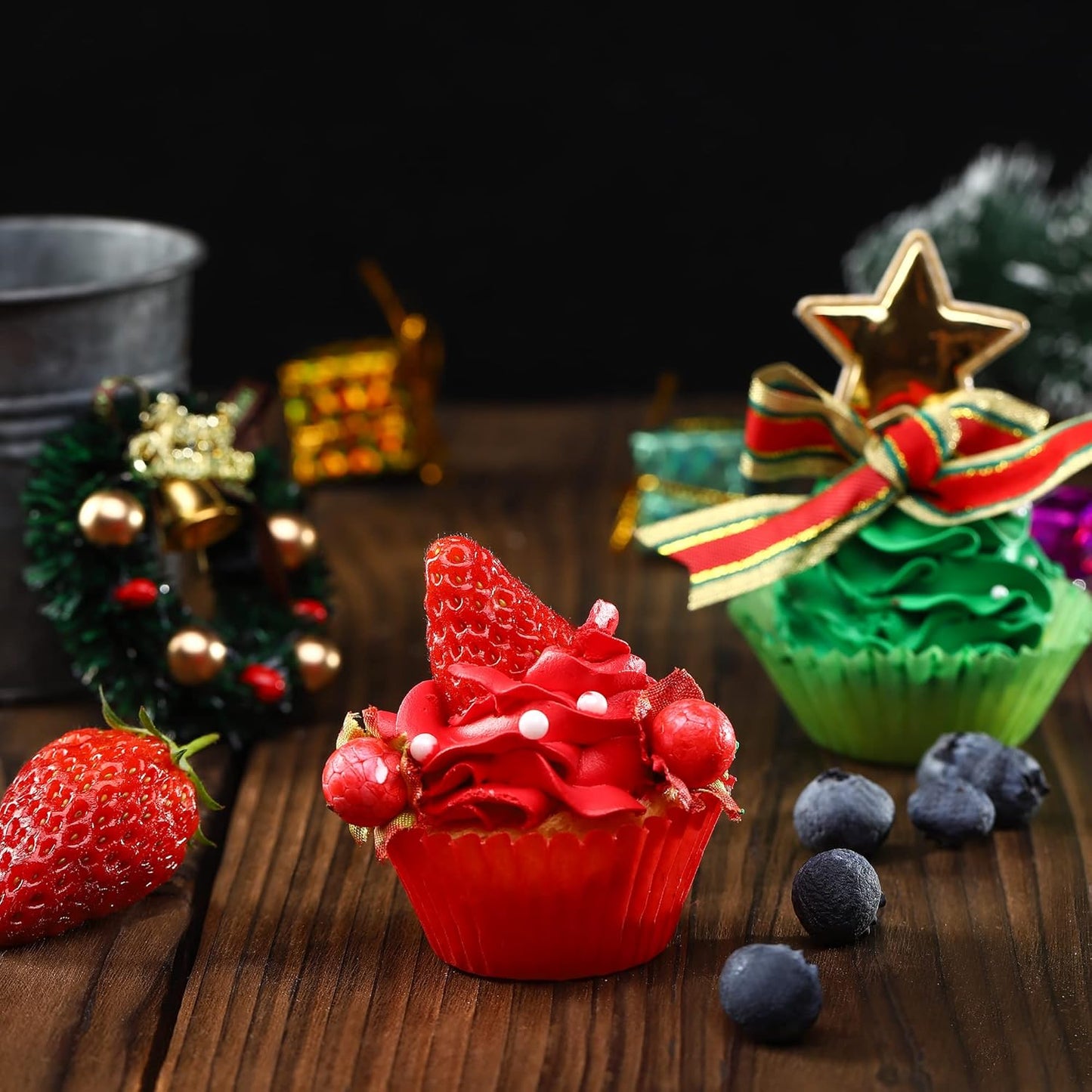 Bake Choice Non-Stick 400pcs Mini Cupcake Liners for Baking, Natural parchment muffin liners for Mini Muffin Pan, Cupcake Pan, Food Grade, Non Stick, Greaseproof