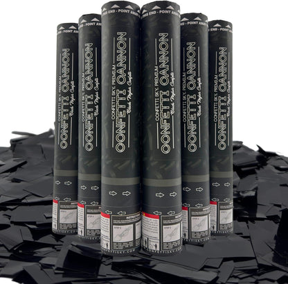 Confetti Sky [6 Pack] 12 Inch Confetti Cannons | Multicolor Confetti Poppers for Wedding Celebration, Birthday Party, Pranks, Graduation, Christmas Eve and New Year Celebration