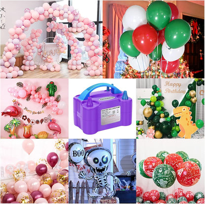 Growsun Balloon Pump Electric 110V 600W Balloon Garland Arch Kit Air Blower Inflator for Party Balloons Decoration Baby Shower Tape Strip Include