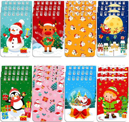 MARFOREVER 24 Pack Mini Animal Notepads Cat Dog Themed Party Favors Cat Dog Mini Spiral Notepads Pet Kitty Gifts for Birthday Teacher Students Reward School Classroom Supplies Goodie Bags Stuffers