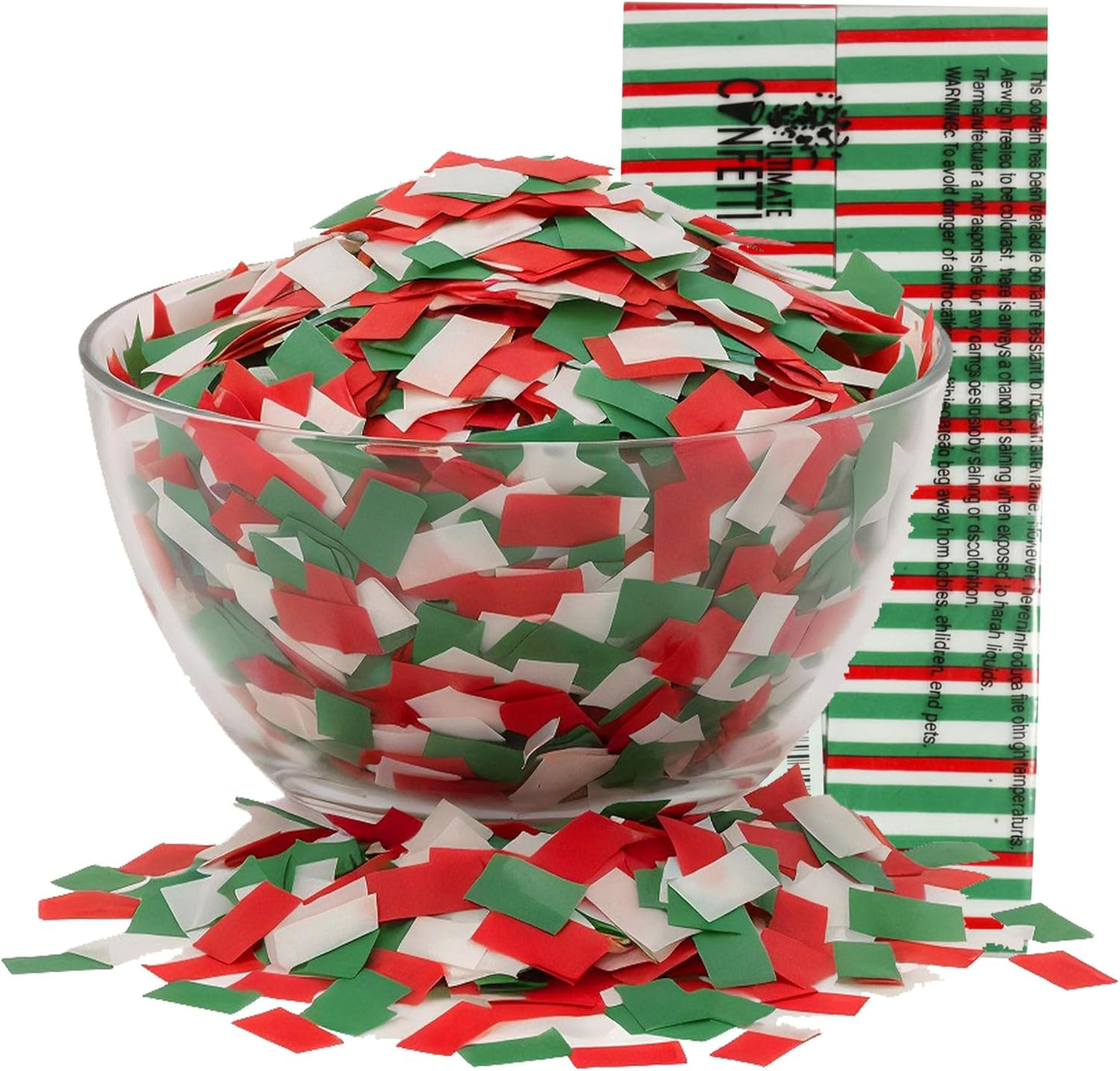 Ultimate Confetti, Multicolor Biodegradable Confetti - Rectangular Fluttering Tissue Paper Confetti for Cannon and Launcher use - Best for Holidays, Birthday, Wedding, and Parties - 1 lb, 16 oz