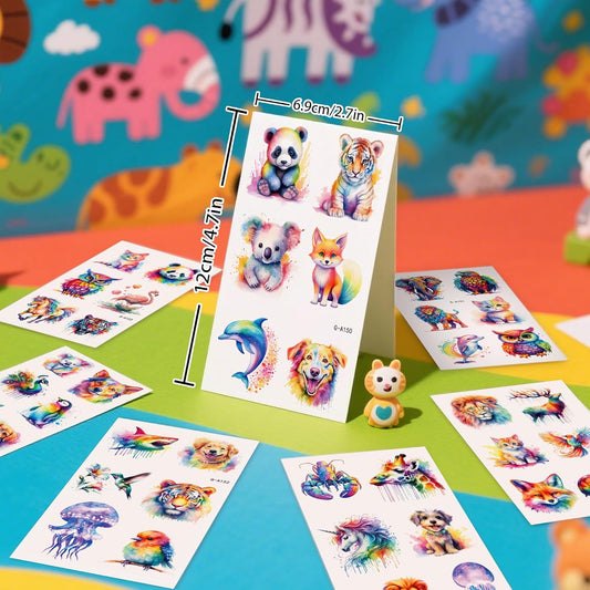 Shark Temporary Tattoo for Kids, Shark Tattoo Stickers, Baby Shark Birthday Party Decorations, Sea Ocean Animal Party Supplies Favors for Boys Girls