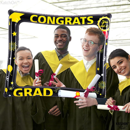 KatchOn, Inflatable Graduation Photo Booth Frame - Huge, 30 Inch | Graduation Photo Booth Props 2026, Graduation Decorations 2026 | Graduation Props for Photoshoot | 2026 Graduation Party Decorations