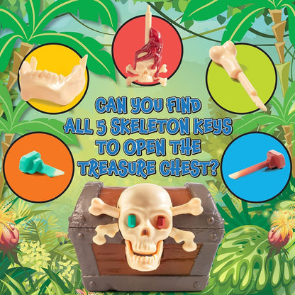 Lost Loot DIY Scavenger Hunt Game - Award Winning Pirate Treasure Like No Other! Hide Skeleton Keys, Set Clues & Find to Unlock Special Chest-150 Indoor Outdoor Clue Cards - 2026 Improved Durable Keys