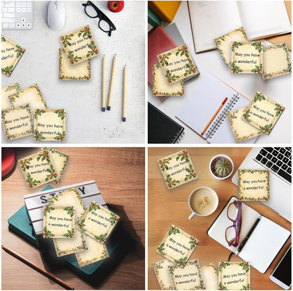 12 Pcs Ice Cream Sticky Notes Summer Popsicle Sticky Notepad Colorful Self-Adhesive Post Notes Cute Mini Memo Pad Removable Note for Office School Classroom Student Ice Cream Party Favors