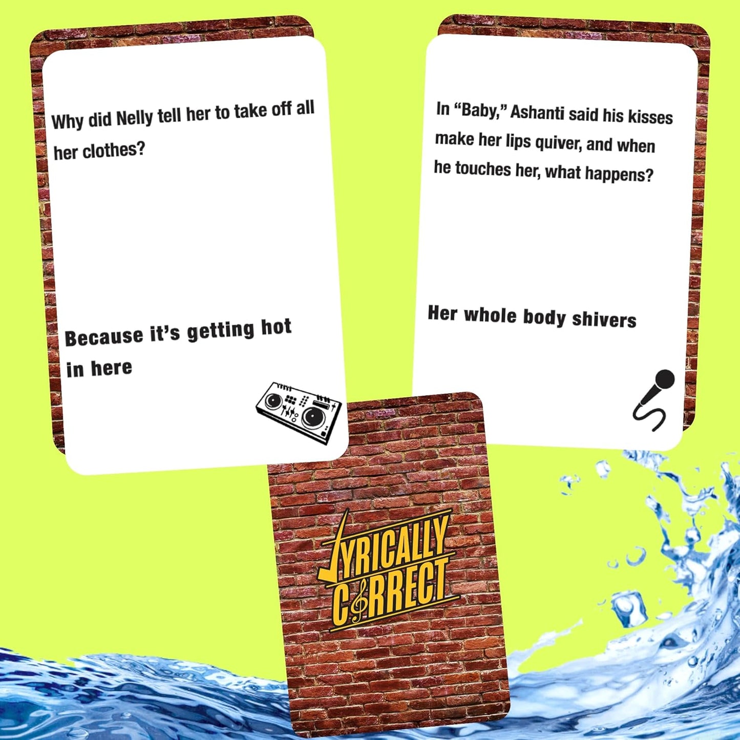 Lyrically Correct '90s & 2000s Music Trivia Card Game - Hip Hop and R&B Edition - Finish the Lyrics Challenge, Fun for Adults, Party or Family Night
