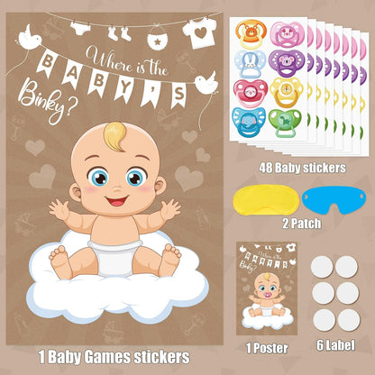 Pin The Crown on The Princess Party Games for Girls Princess Birthday Party with 24 Pcs Crowns, Large Princess Poster for Kids Girls Princess Birthday Party Princess Tea Party Decorations
