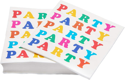 American Greetings Rainbow Party Supplies, Lunch Napkins (50-Count)
