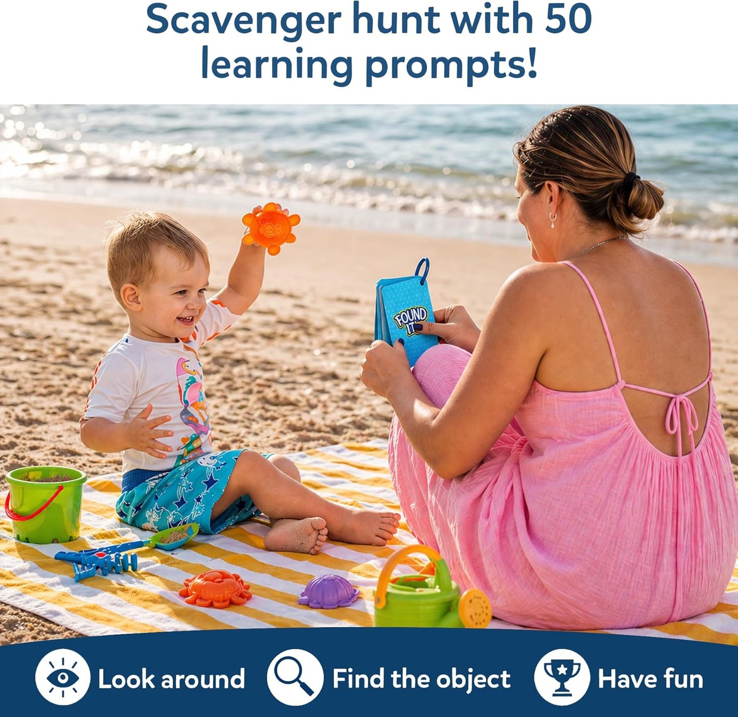 Skillmatics Outdoor Scavenger Hunt Card Game - Found It, Learning Toys, Educational Game Collections, Gifts for Kids, Boys, Girls and Families, for Ages 4, 5, 6, 7, Perfect for Home, School, Playdates