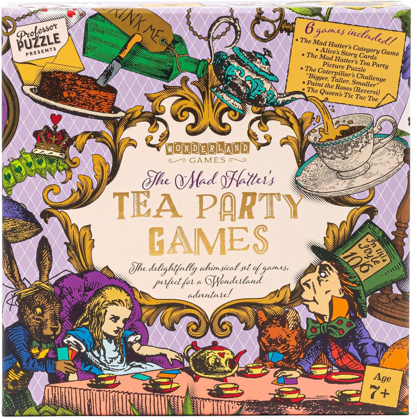The White Rabbit's Scavenger Hunt by Professor Puzzle. - Alice in Wonderland Themed Treasure Hunt for The Whole Family.