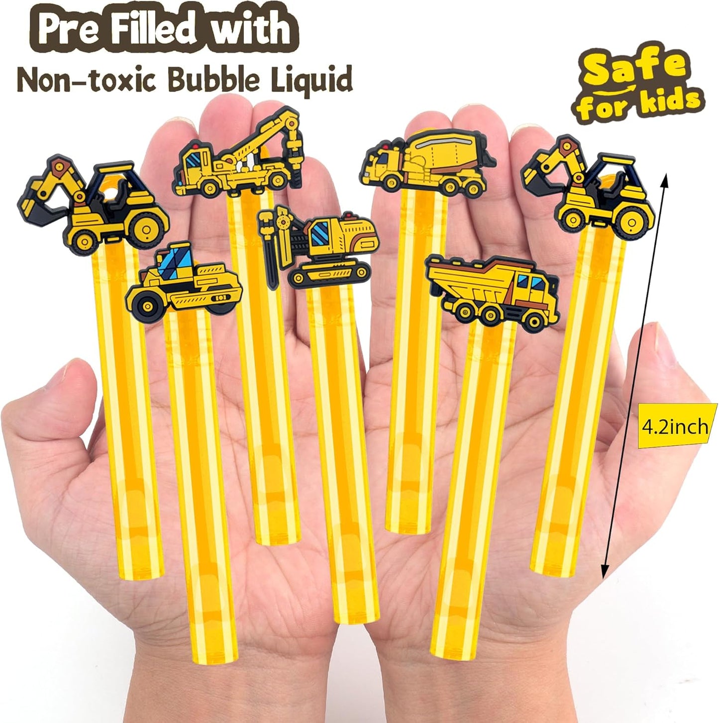 24PCS Animal Bubble Wands for Wild One Birthday Baby Shower Decorations Safari Jungle Theme Party Favors Supplies, Pinata Goodie Bags Filler, Classroom Prizes, Valentines Gifts, Easter Stuffers