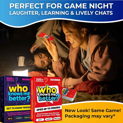 Quokka Card Games for Adults – Who Knows Me Better NSFW Edition – Party Game with 500+ Questions for Friends, Couples & Party Game Nights Ages 18+