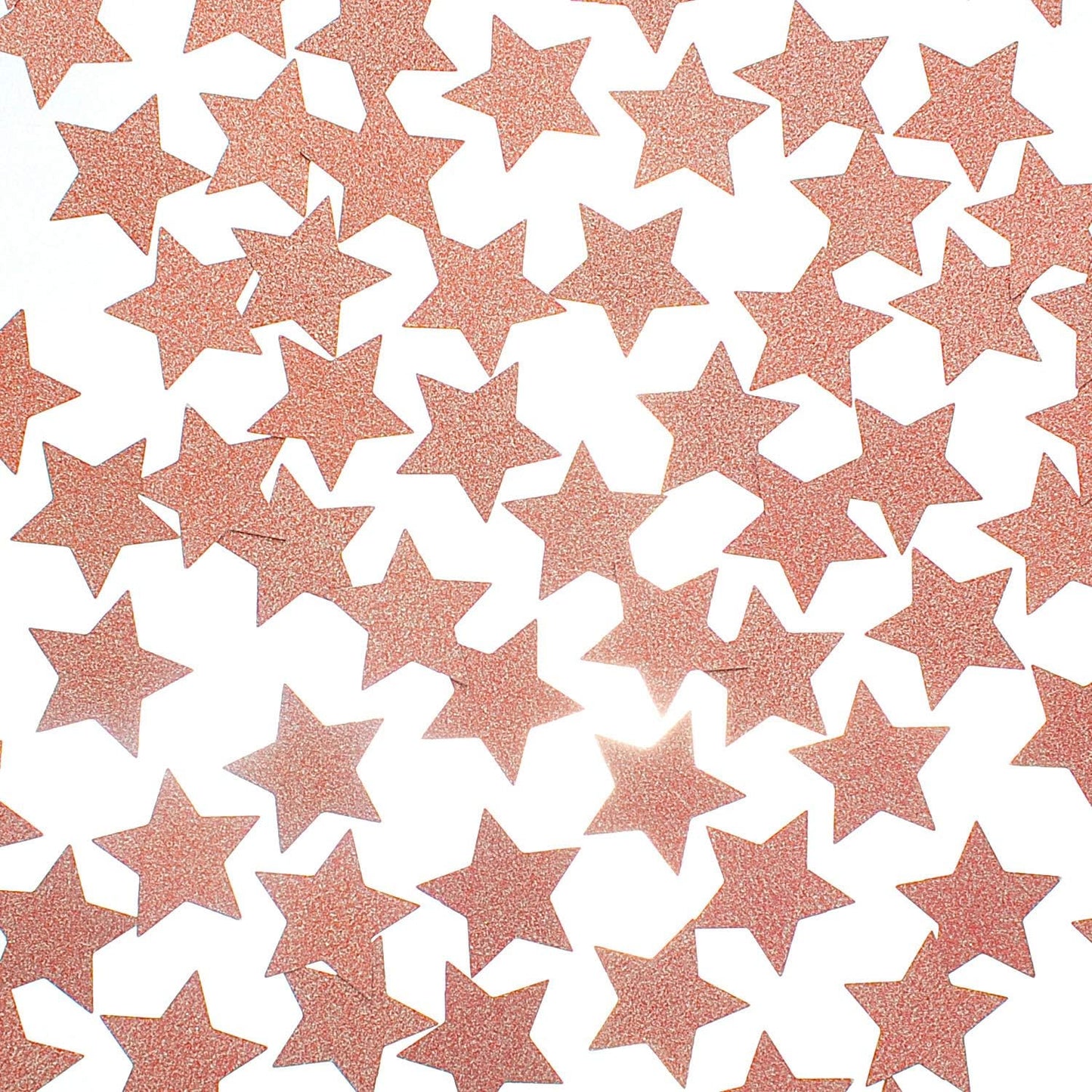 MOWO Glitter Five Stars Confetti Wedding Party Decor and Table Decor, 1.2’’ in Diameter (Glitter Gold,200pc)