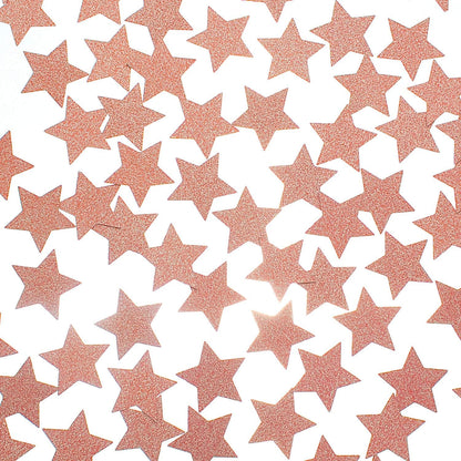 MOWO Glitter Five Stars Confetti Wedding Party Decor and Table Decor, 1.2’’ in Diameter (Glitter Gold,200pc)