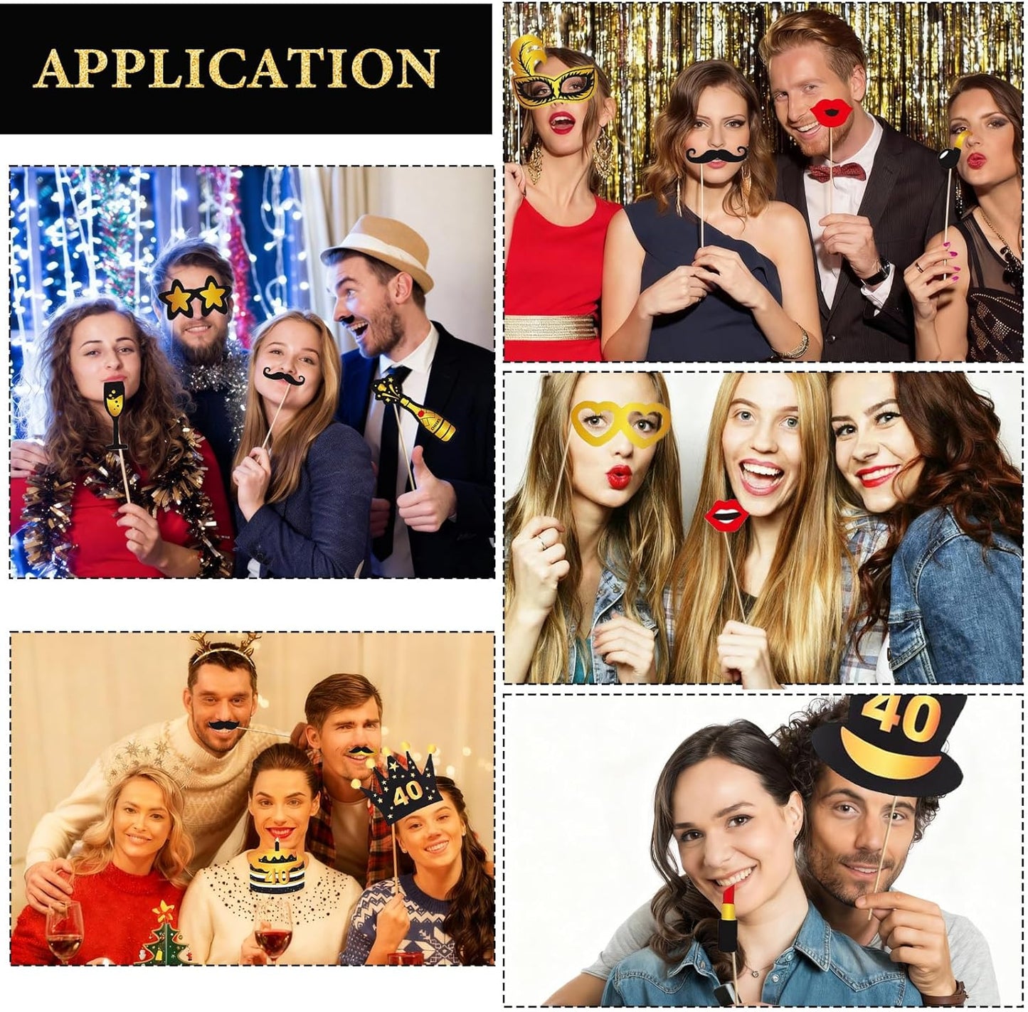 Hawaiian Party Photo Booth Props Kit, 30 PCS Luau Photo Booth Props with Large Inflatable Selfie Picture Frame for Hawaiian Tropical Tiki Summer Pool Party Supplies