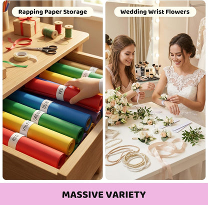 MCPINKY White Slap Bracelets Bulk, 72PCS DIY Snap Wristband To Do Slap Bracelet for Kids Party Favors Treat Bags Gifts Goodie Bag Basket Stuffers
