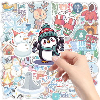 OHOME 100 PCS Water Bottle Stickers for Kids,Cute Animal Aesthetic Sticker Pack - Waterproof Vinyl Kawaii Stickers for Girls Boy Classroom Prizes,Party Favors for Scrapbook, Laptops, Journal,Birthday