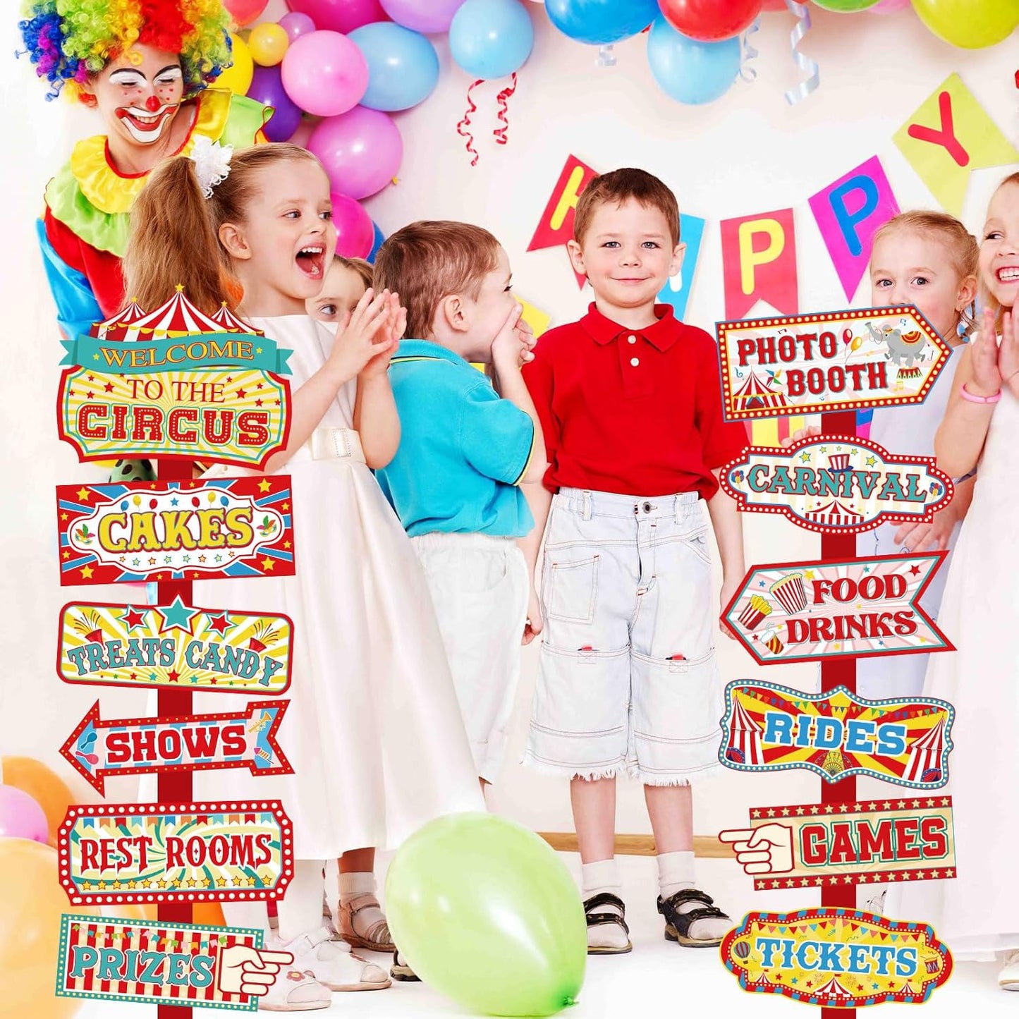 24 Pieces Retirement Decorations Retirement Party Directional Sign Retired Welcome Signs for Adults Retirement Themed Party Decorations Birthday Party Supplies