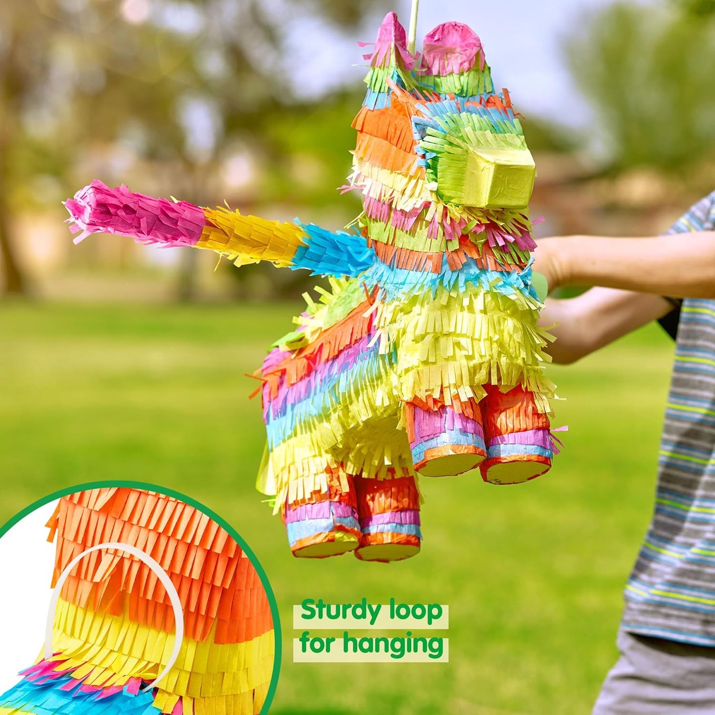 Cinco De Mayo Donkey Pinata for Kids Birthday Party for Fun Fiesta Taco Party Supplies, Luau Event Mexican Theme Decoration, Carnivals Festivals, Taco Tuesday Event