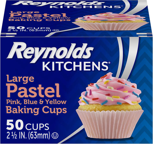 Reynolds Kitchens Baking Cups, Pastel, 50 Count