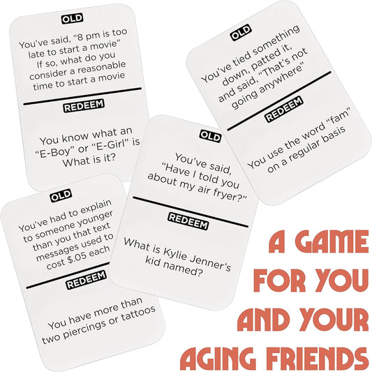 Vango You’re Getting Old – A Party Card Game for Aging Millennials - 2 to 6 Players, Ages 14+