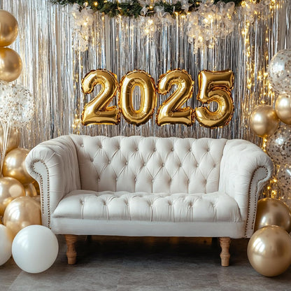 PartyWoo Silver Streamers 3pcs Tinsel Backdrop 8.2FT Metallic Tinsel Foil Fringe Streamer Curtains Party Photo Booth Backdrop for Graduation Baby Shower Bachelorette Wedding Disco Party Decorations