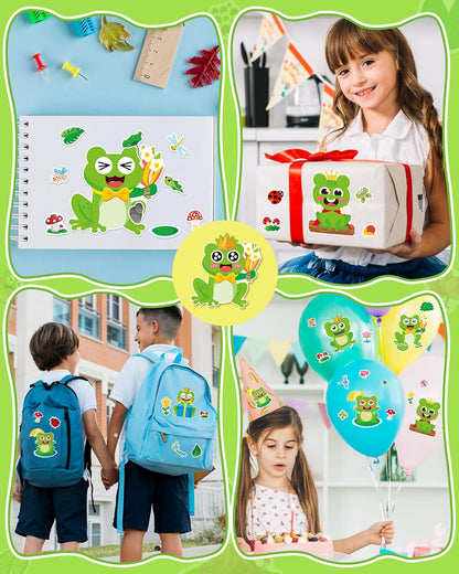 Aowplc 36 Pcs Make-A-Face Sticker Sheets Kids Party Favors Mix and Match Stickers with Dinosaurs, Mermaids, Unicorns, Horses, Farm & Sea Animals for Parties, Birthdays, Classroom Activities & Crafts
