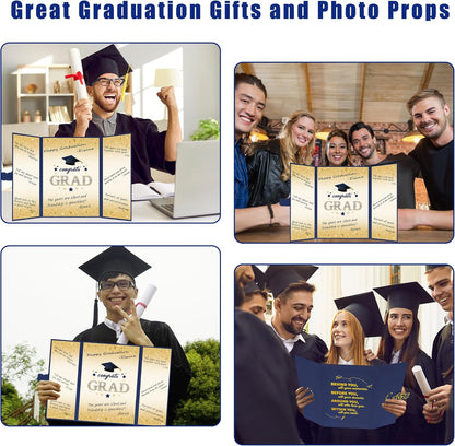 Vlipoeasn 2026 Graduation Guest Book Alternative, Black Gold Class of 2026 Graduation Party Decorations, Graduation Signature Book for 2026 College High School, Unique Graduation Gifts for Friends