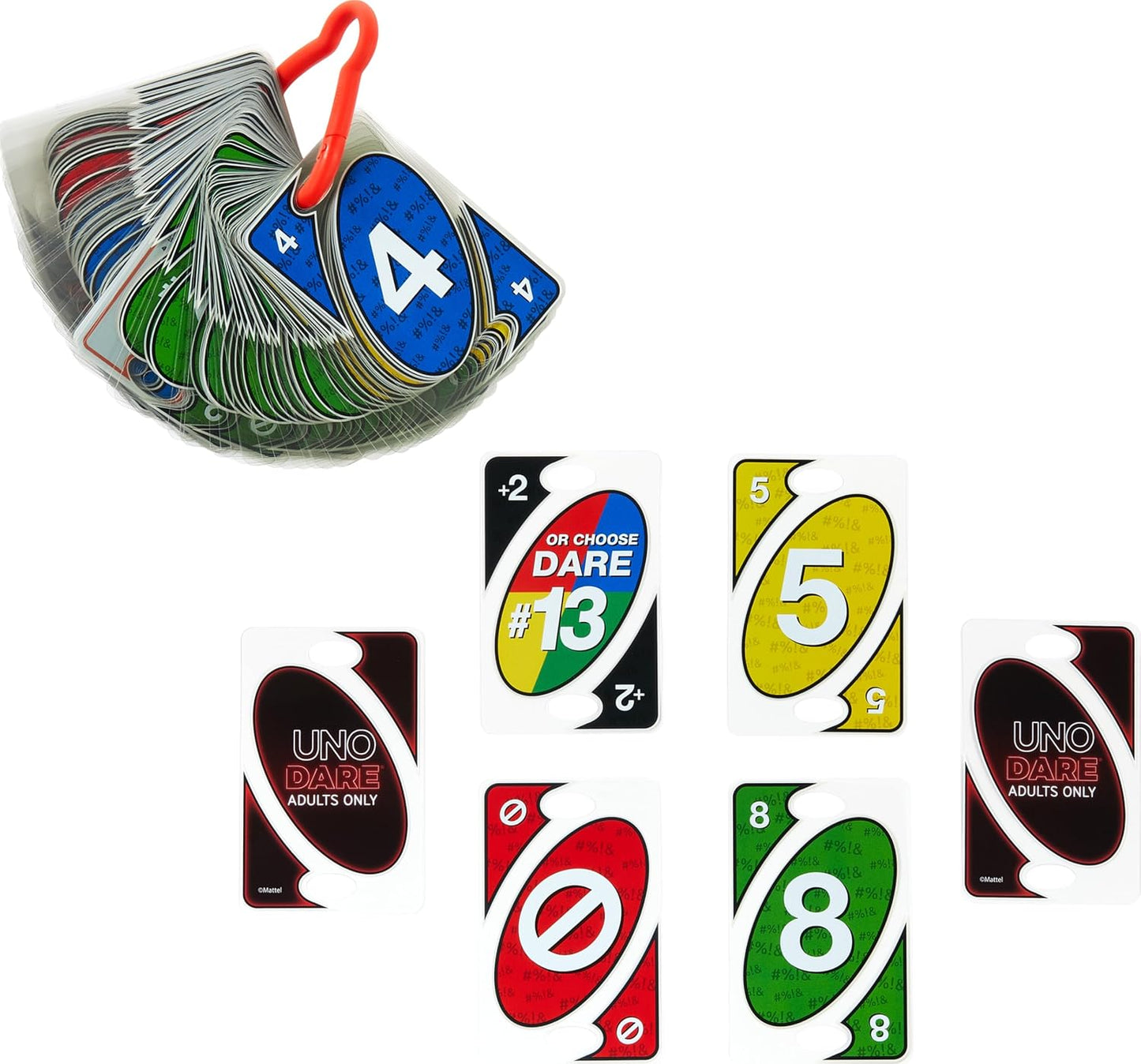 Mattel Games UNO Dare Adults Only Card Game for Game Night, Travel, Camping & Party