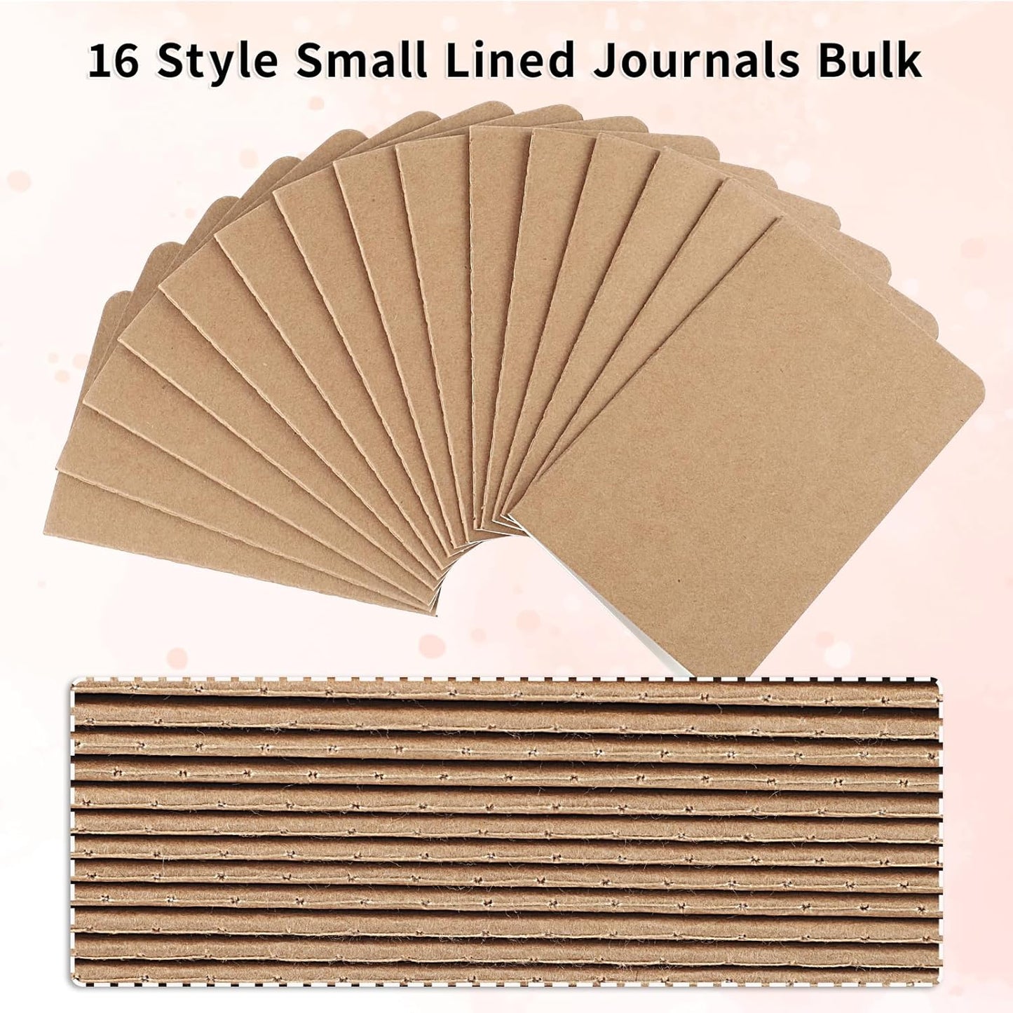 BESARME 16 Pack Mini Notebooks Bulk, A6 Small Lined Pocket Notebook End of Year Gifts for Students Elementary School Graduation Gifts for Kids Students School Supplies