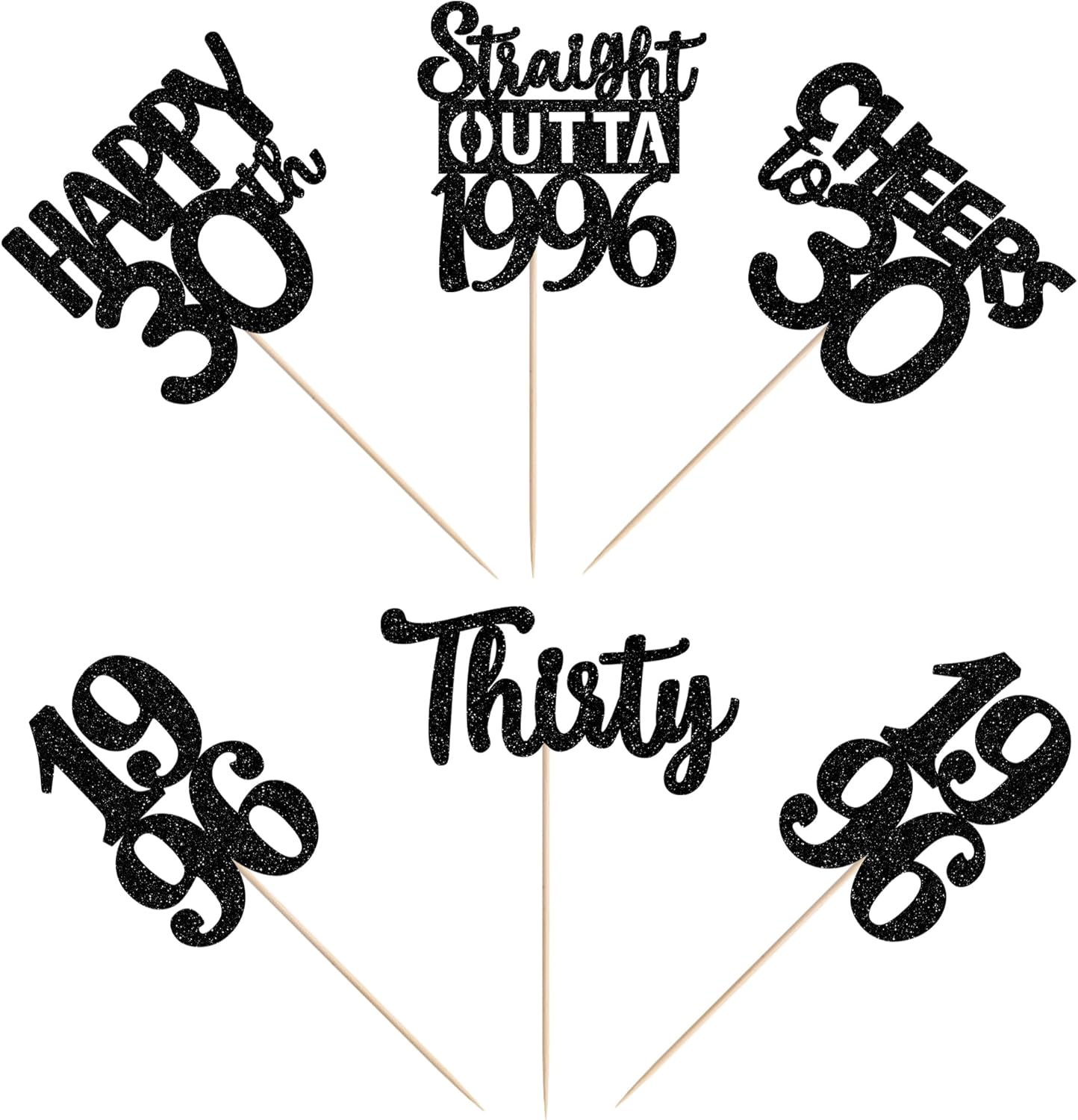 15 PCS 50th Birthday Centerpiece Sticks Fifty Happy 50th Straight Outta 1976 Table Flower Centerpieces Sticks Cheers to 50 Floral Decorations for 50th Birthday Party Centerpieces Supplies Black
