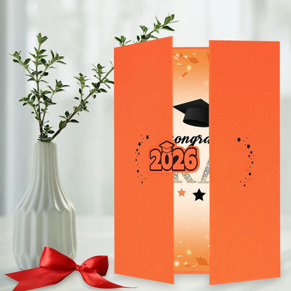 Vlipoeasn 2026 Graduation Guest Book Alternative, Black Gold Class of 2026 Graduation Party Decorations, Graduation Signature Book for 2026 College High School, Unique Graduation Gifts for Friends