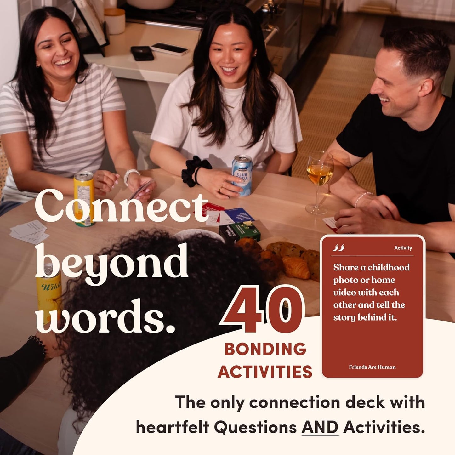 Partners are Human | 140 Conversation Cards to Help Deepen Romantic Relationships | Card Game for Bonding & Communication | Therapy for Adults