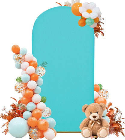 3-Piece Arch Cover Bundle – 7.2FT, 6.6FT & 6FT Stretch Spandex Backdrop Set – Wedding, Birthday & Photo Booth Arch Covers for Every Event