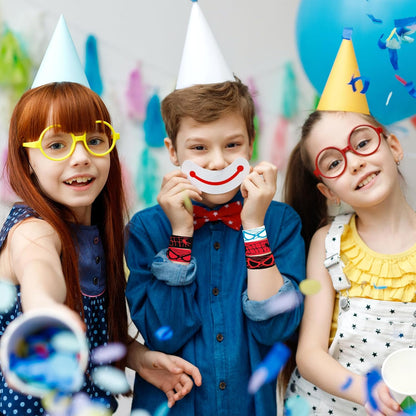 24Pcs Birthday Party Supplies Favors,Slap Wristband Set,Best for Fill Up the Goodie Bags