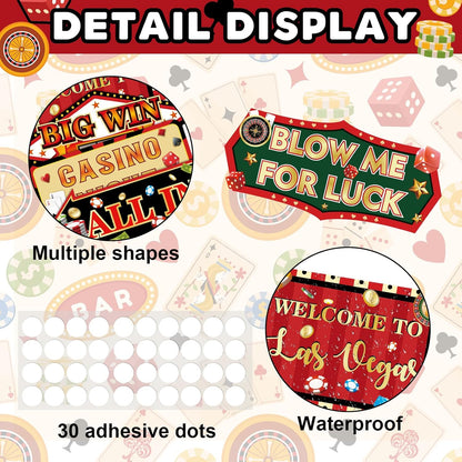 20 Pcs Luau Party Decorations Welcome Sign Summer Hawaiian Directional Signs Tropical Hawaiian Themed Birthday Decorations Luau Tiki Party Supplies with 2 Sheet Letter Stickers