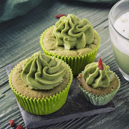 Standard Size Baking Cups Food-Grade Greaseproof Paper Cupcake Liners 200 Pcs (Natural)