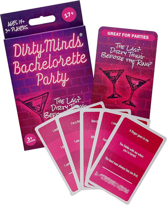 TDC Games Travel Dirty Minds Bachelorette Party Card Game, Ultimate Bachelorette Party Games, The Girl's Night Party Game