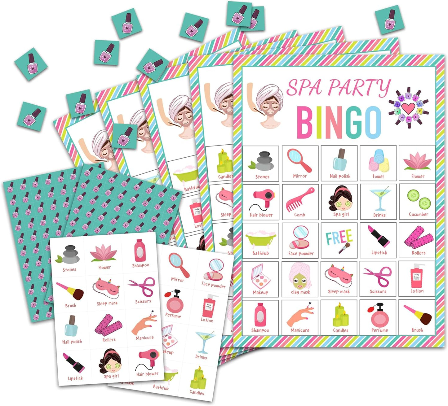 Baseball Bingo Card Game, Baseball Bingo Game for Adults, Sports Party Supplies, Favors, Baseball Party Decorations, Gift – 24 Players Bingo Game, C06